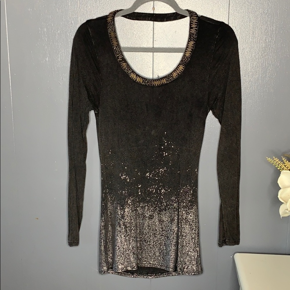 MISS ME Long Sleeve Size S